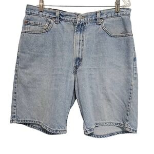 Levi's 550 Relaxed Fit Light Wash Denim Shorts Mens Size 36 Casual Americana Y2K